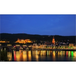 Heidelberg bei Nacht